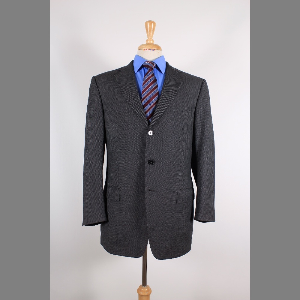 Ermenegildo Zegna 42R Gray Wool Sport Coat Y778